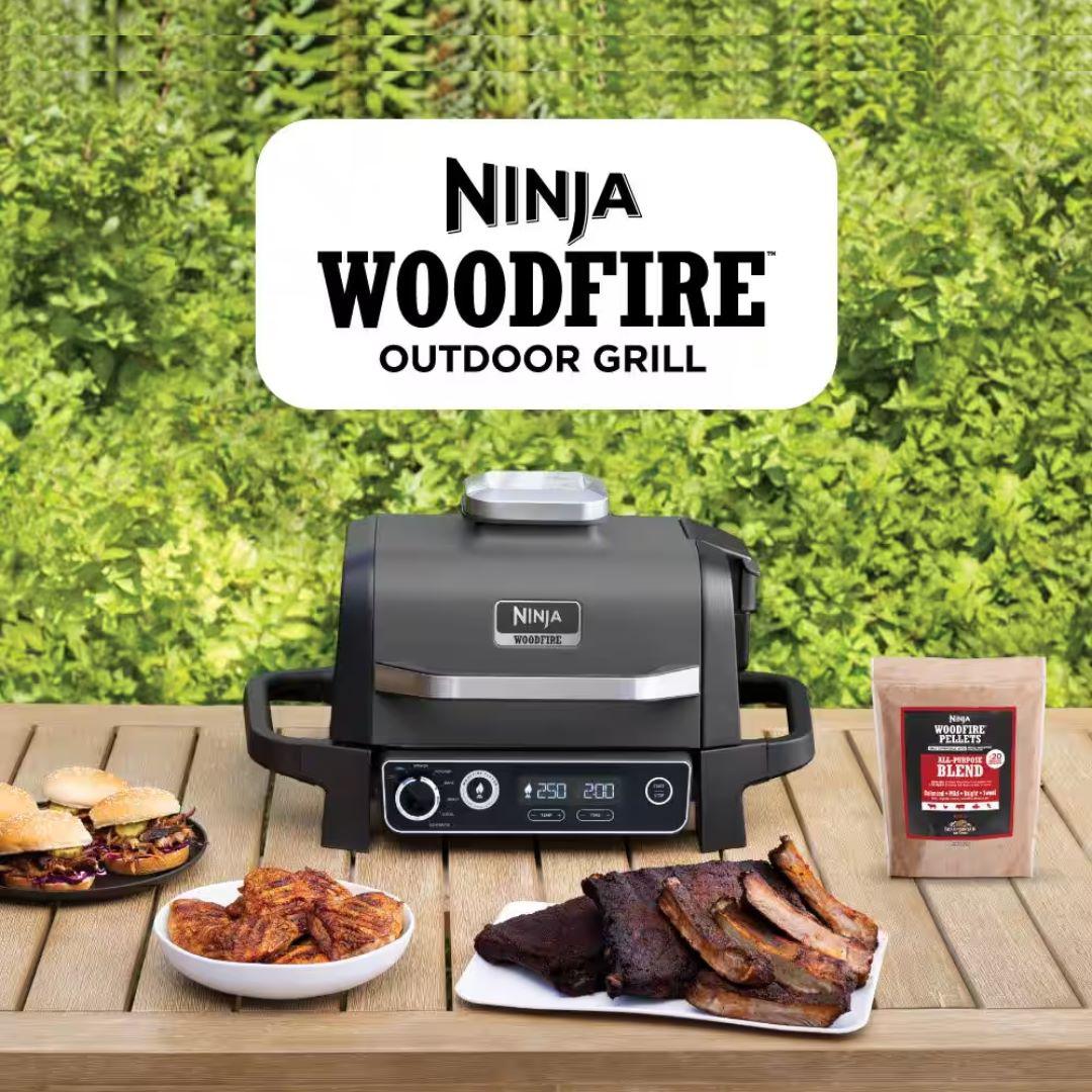 Ninja Woodfire Outdoor Grill & Smoker, OG705A, 7-in-1 Master Grill - Sam's  Club