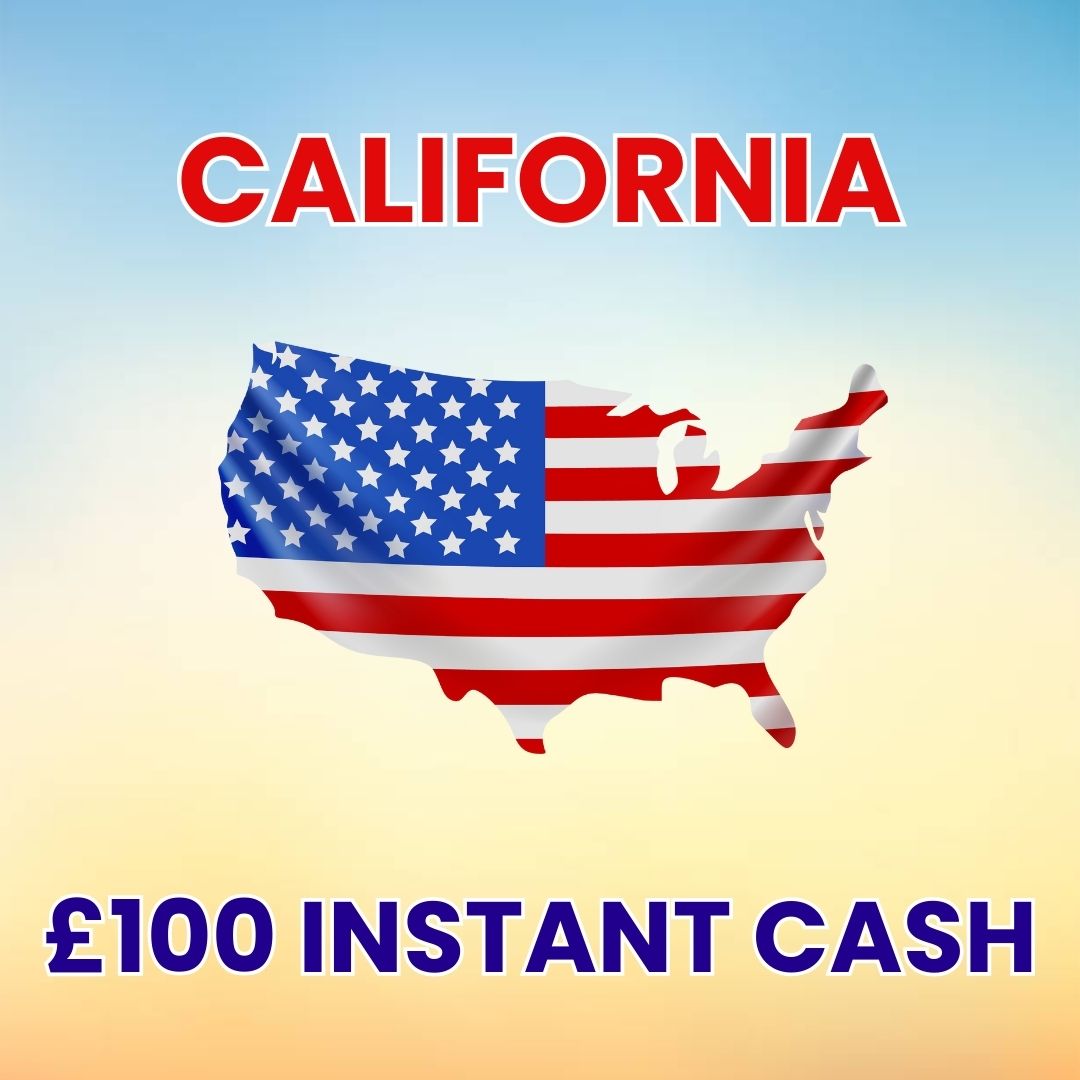 California | £100 Cash | 56 Points