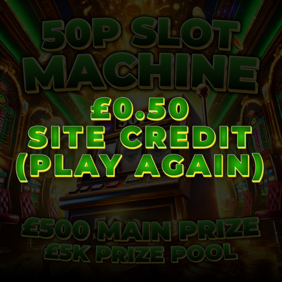 50p Site Credit (Play again!)