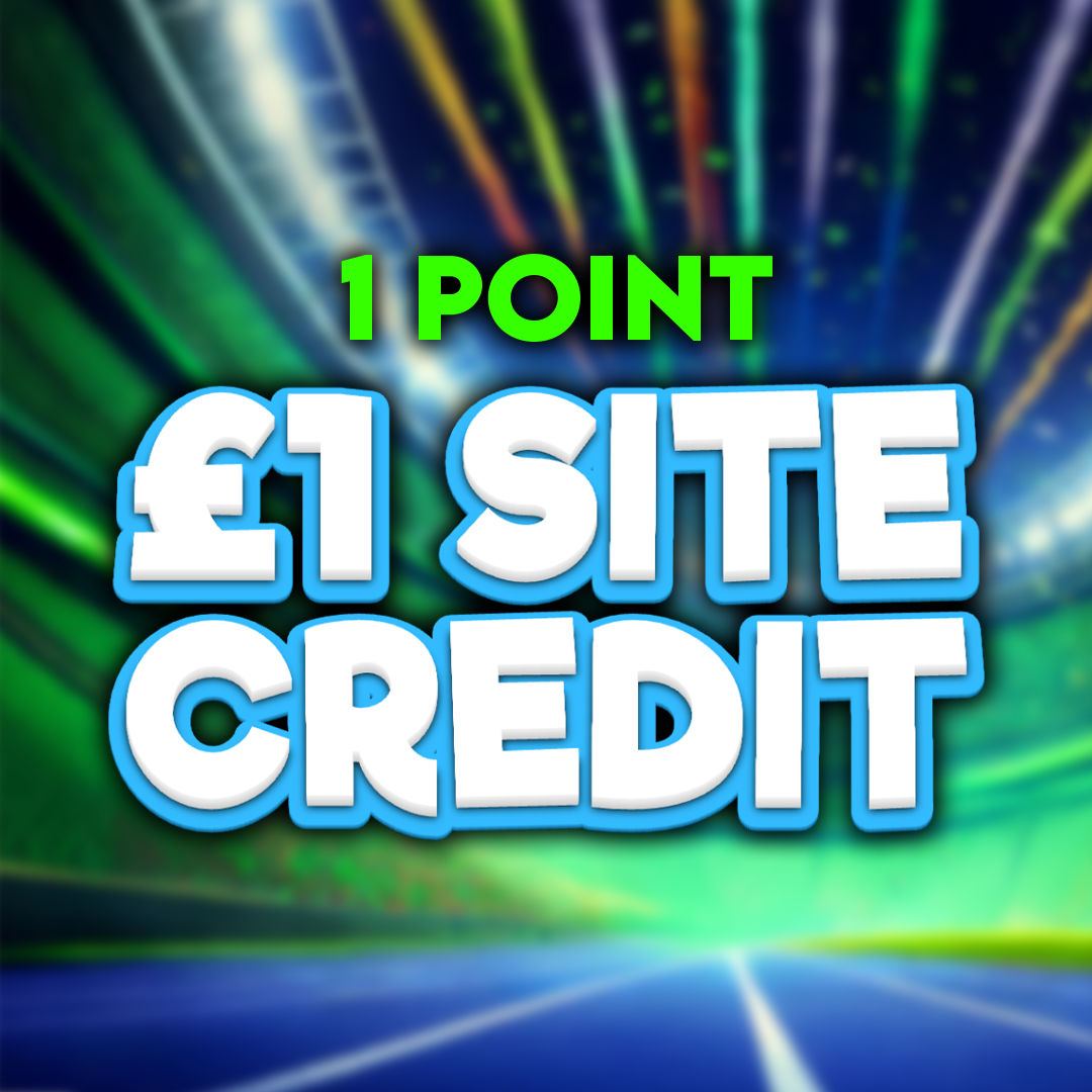 800m | £1 Site Credit | 1 Point