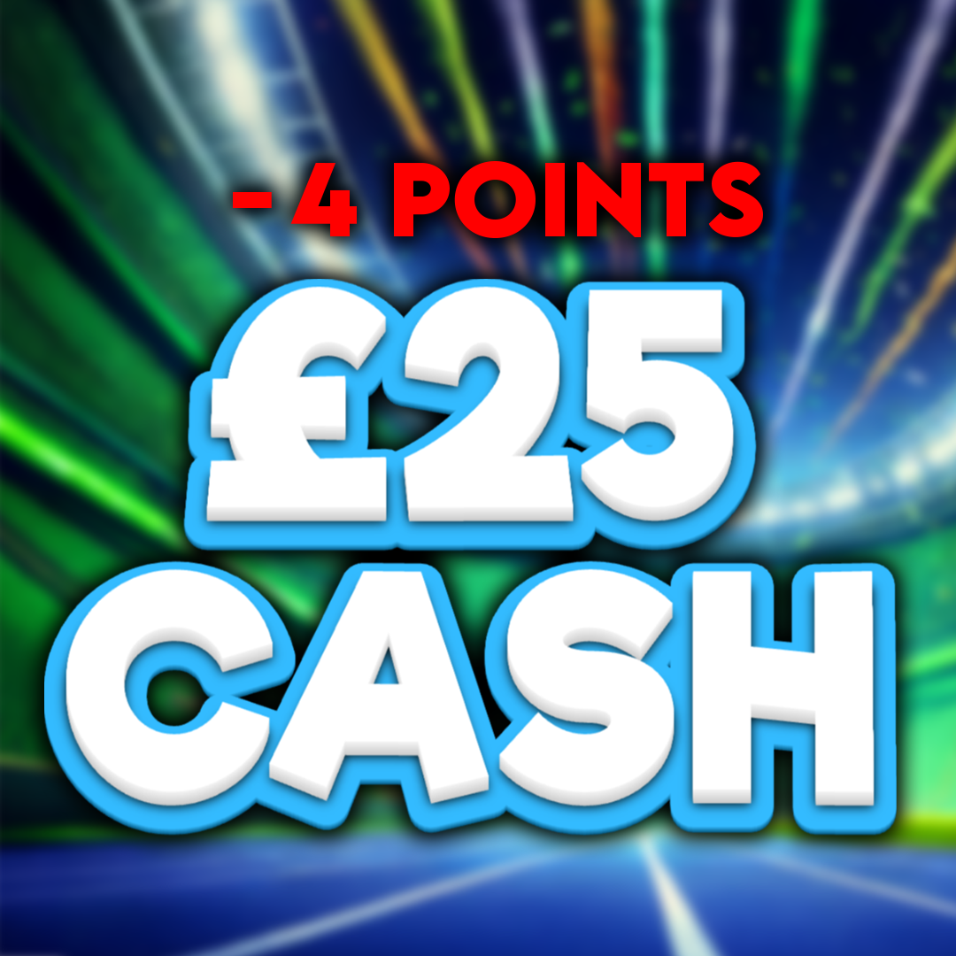 Foul Throw | £25 Cash | -4 Points