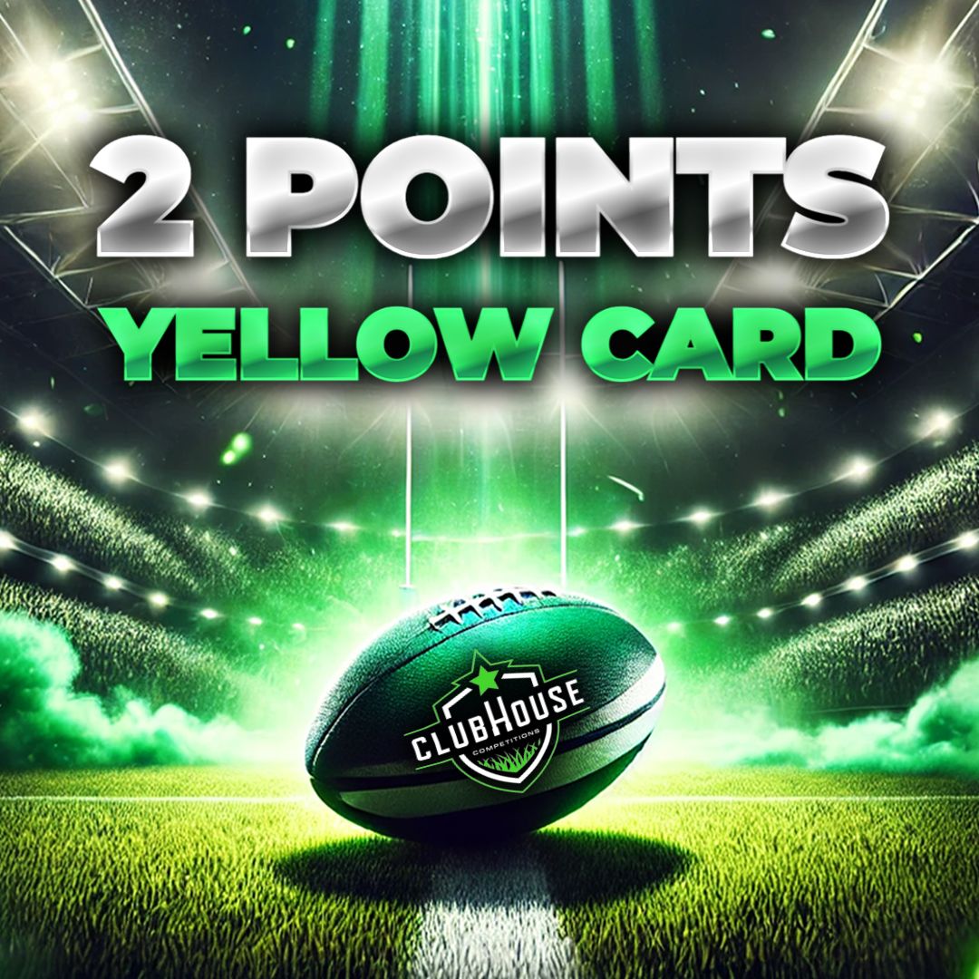 🚨 BONUS 🚨 Yellow Card - 2 Points