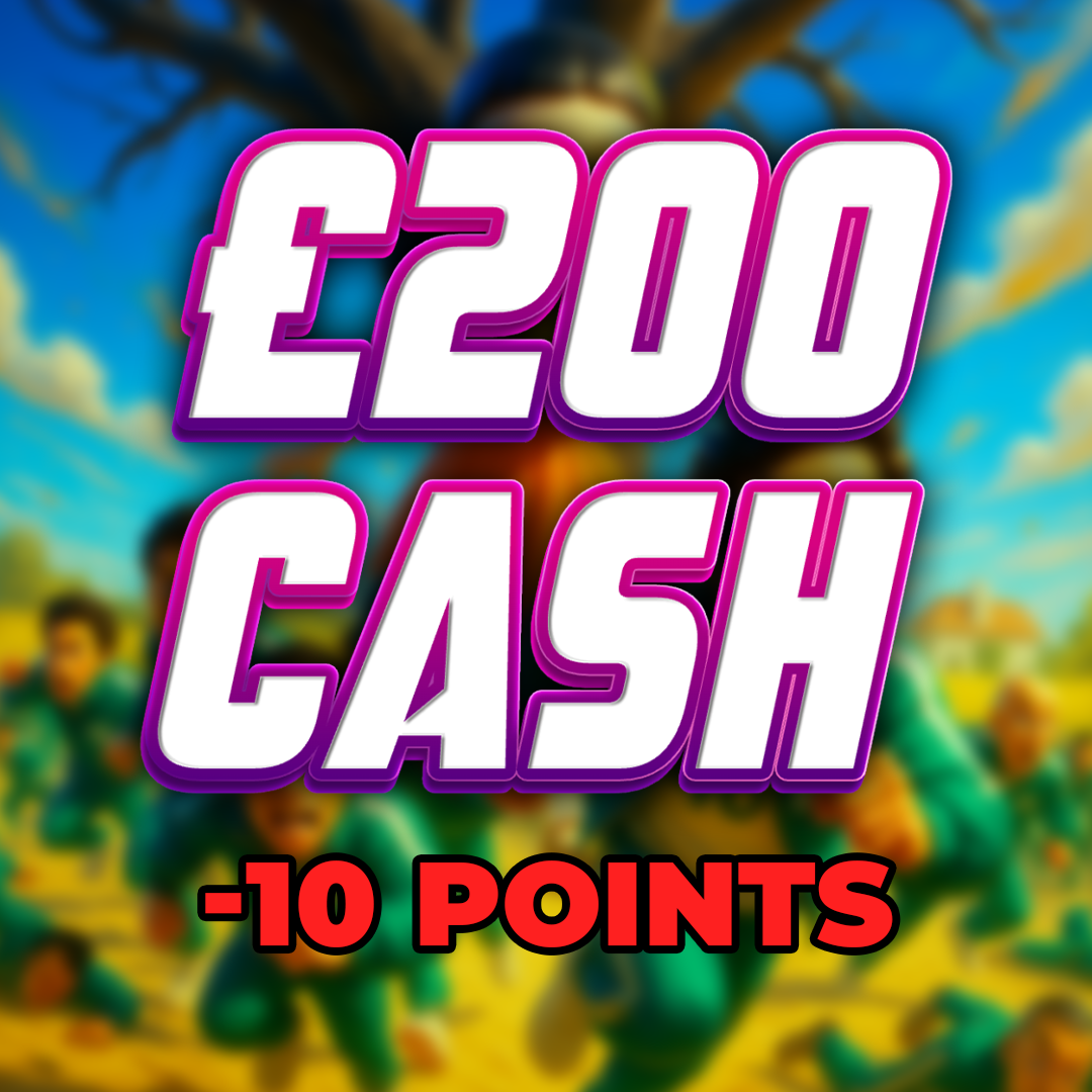 Player 001 | £200 Cash | -10 Points