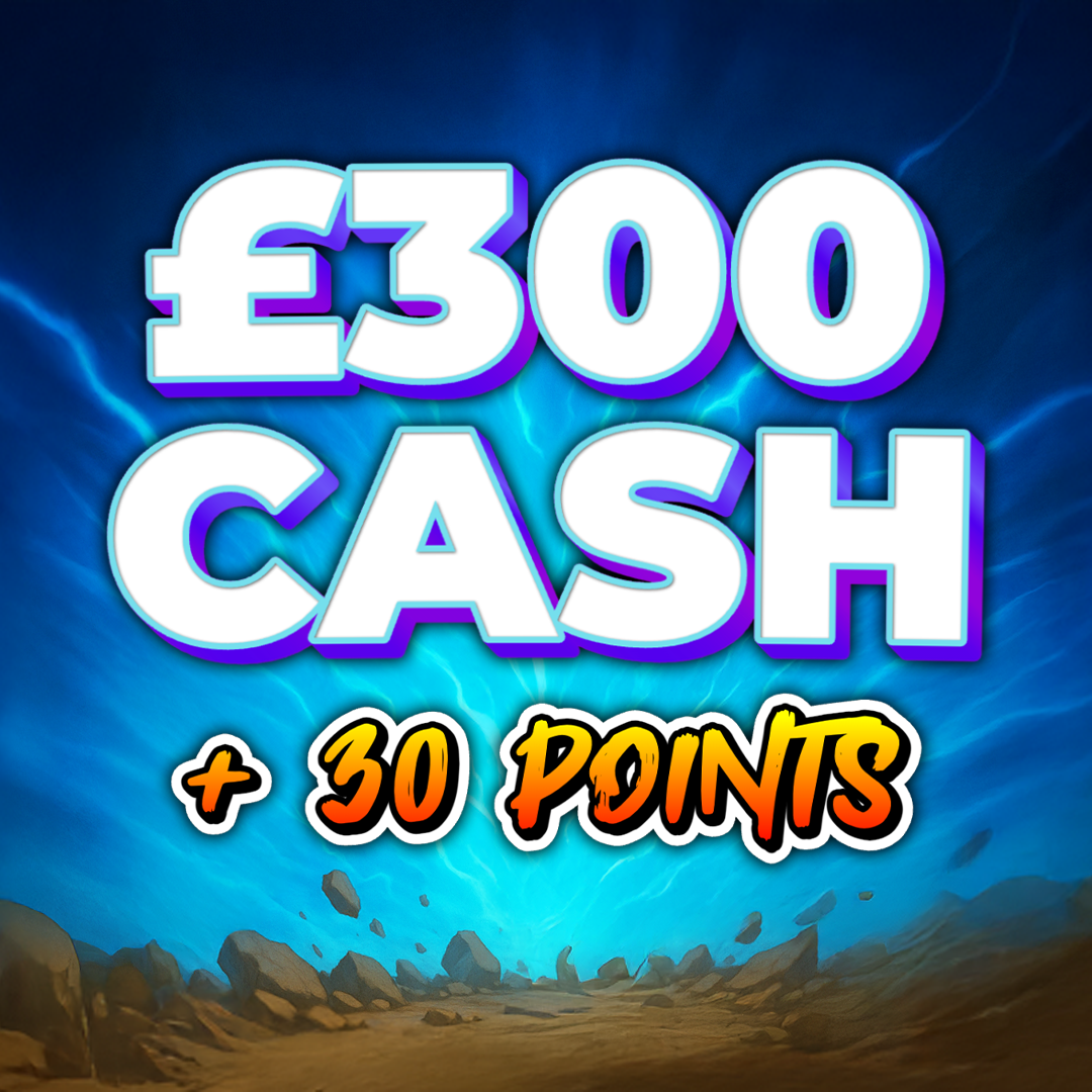 Sonic Boom | £300 Cash | 30 Points