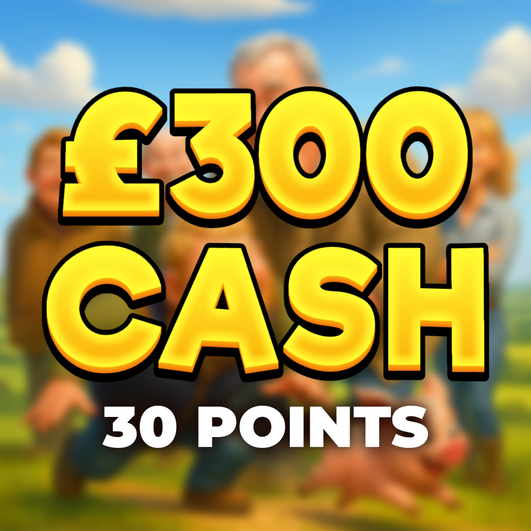 Gerald | 300 Cash | 30 Points