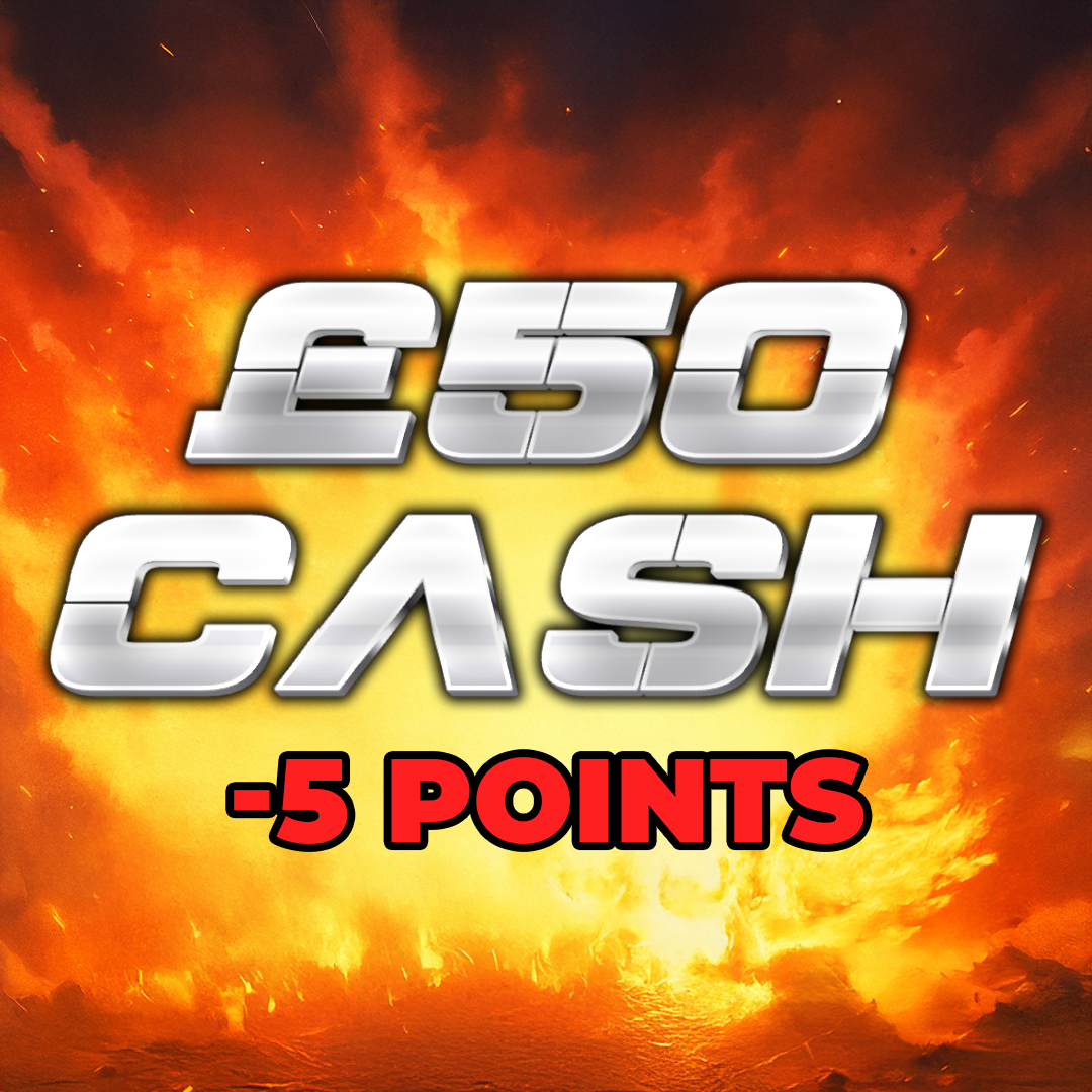 Cover Blown! | £50.00 Cash | -5 Points