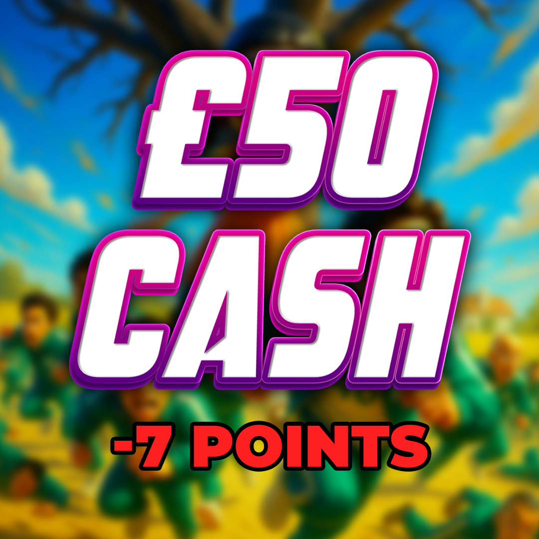 Broken Glass | £50 Cash | -7 Points