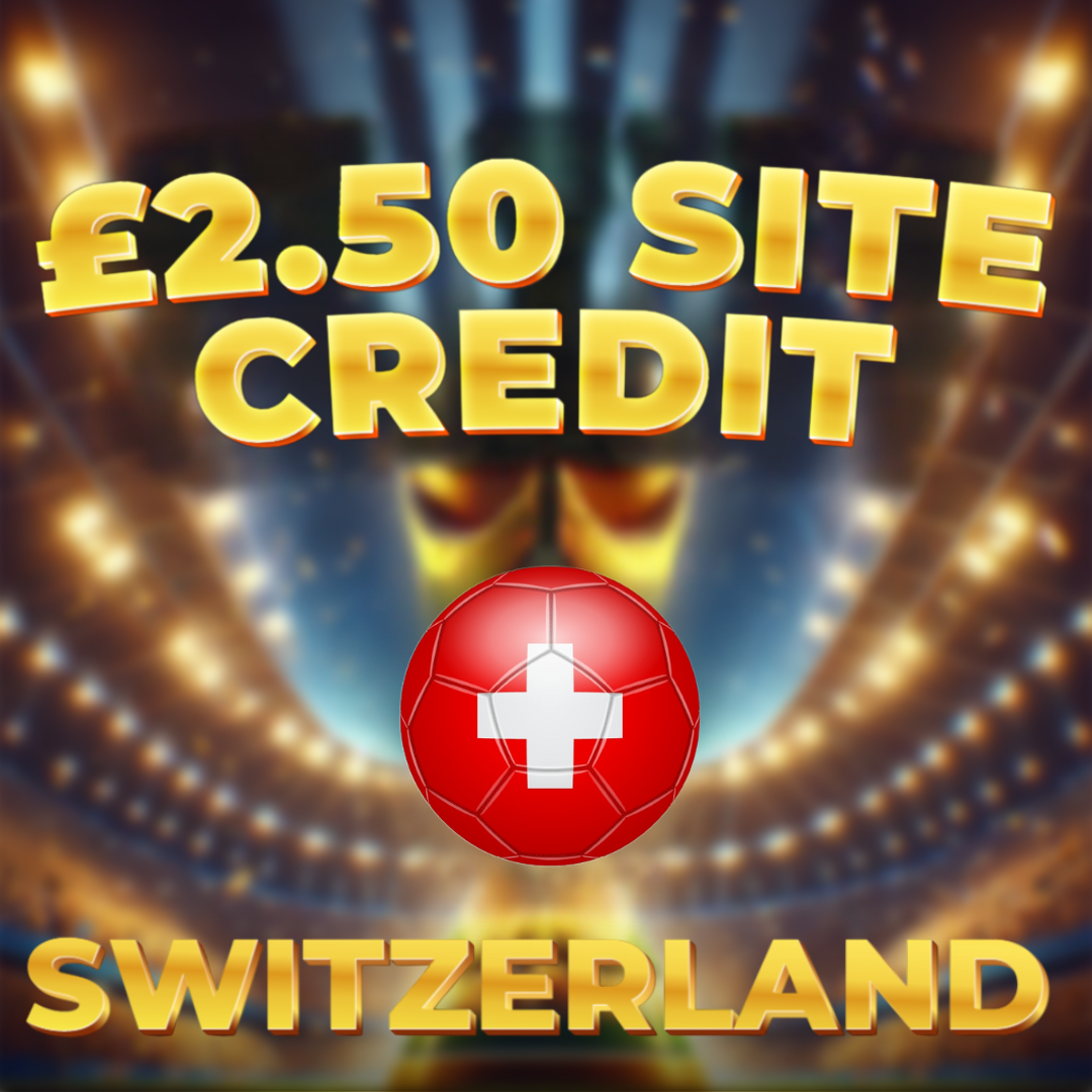 Switzerland | £2.50 Site Credit | 1 Point