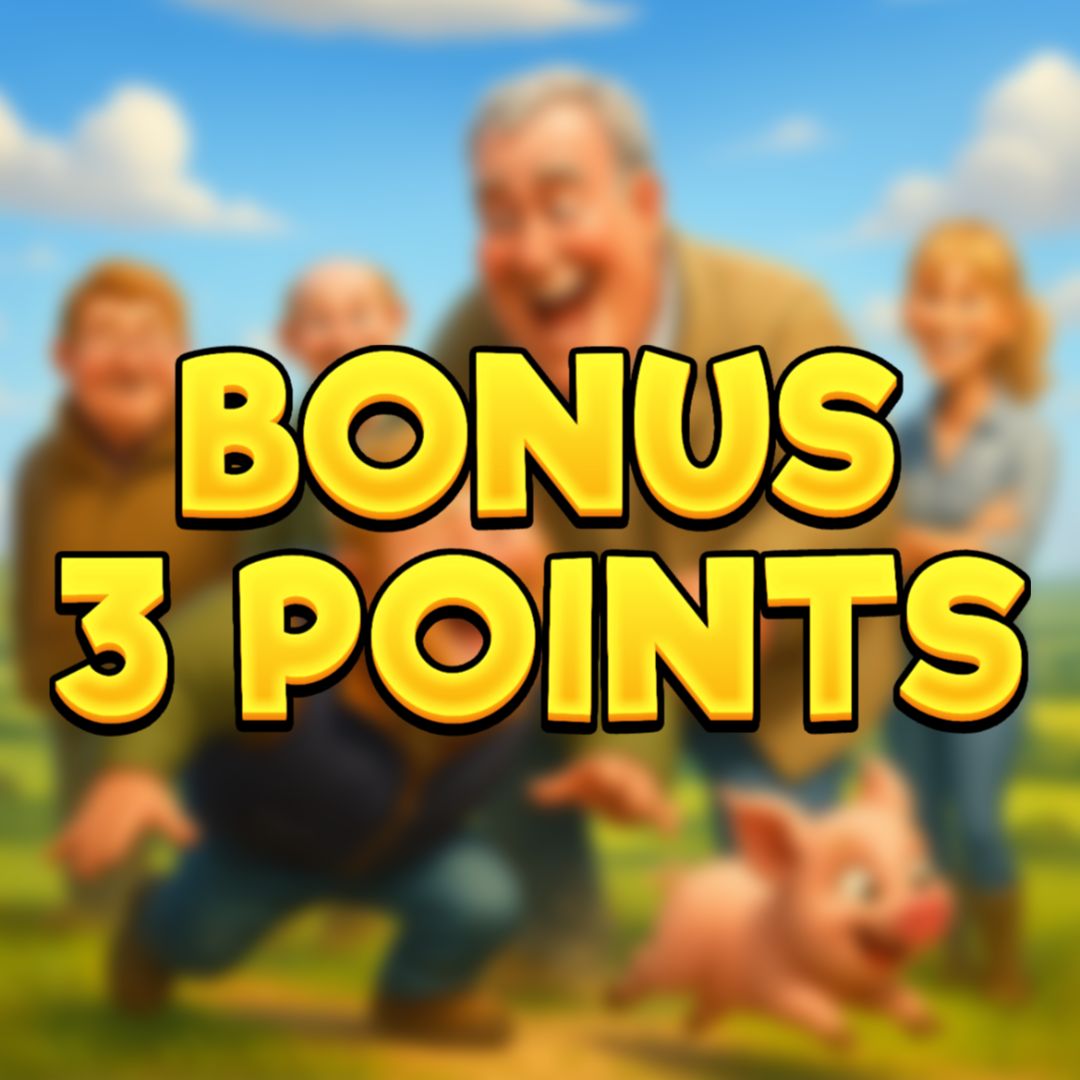 🚨 BONUS 🚨 3 Points