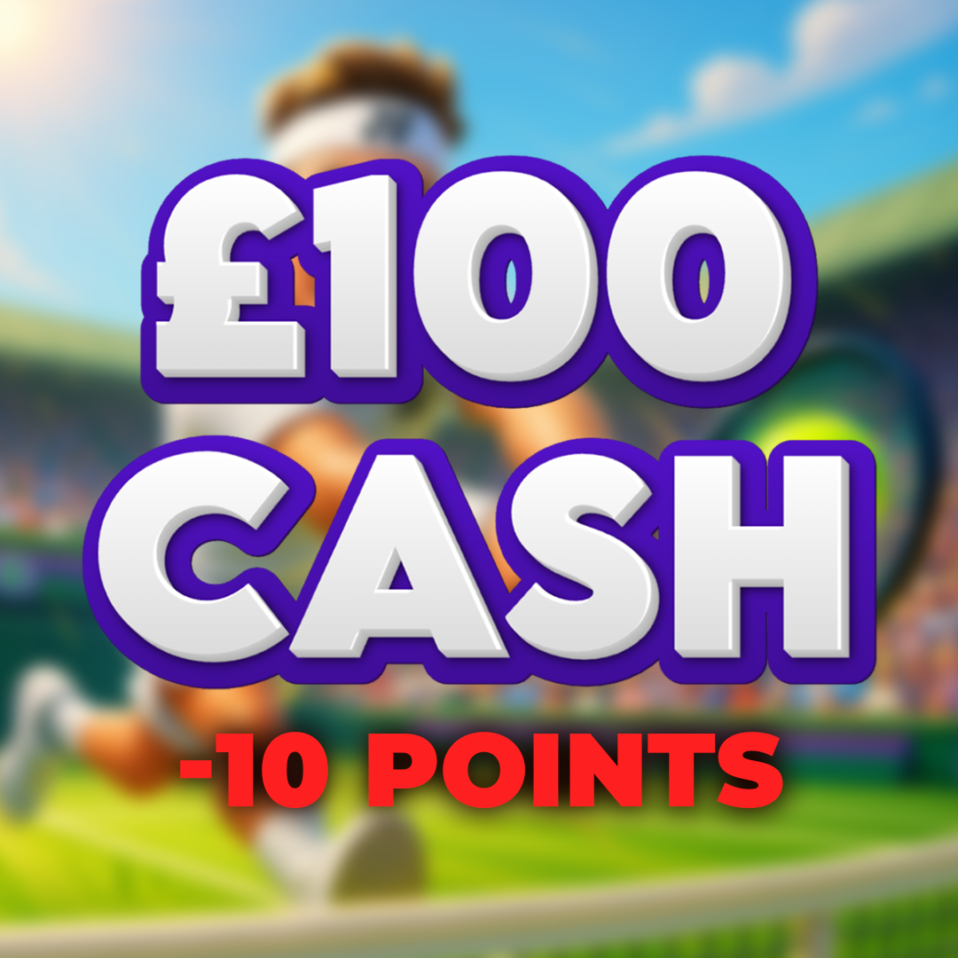 Double Fault | £100.00 Cash | -10 Points