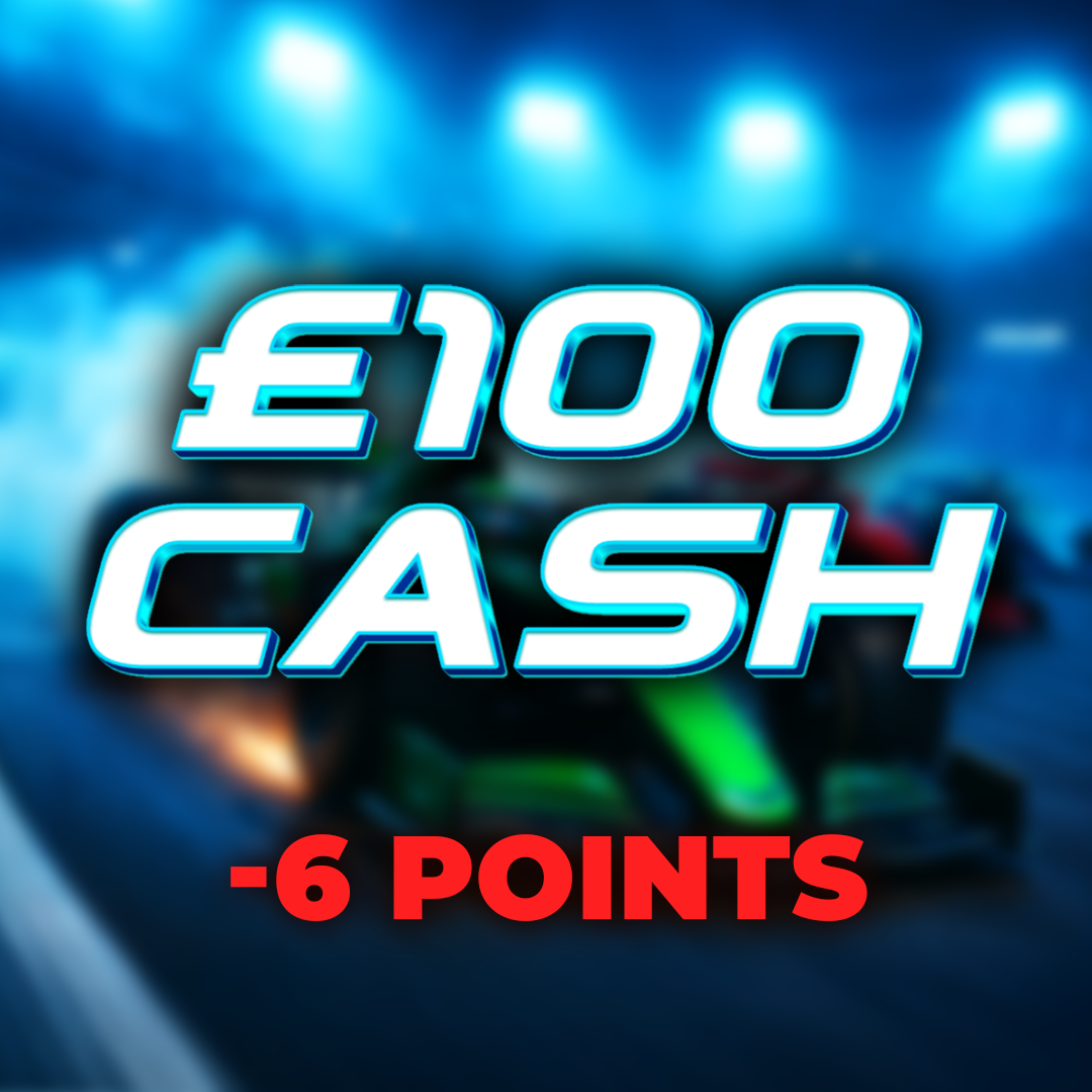 Track Penalty | £100 Cash | -6 Points
