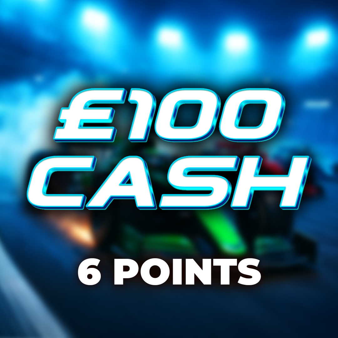 Clean Pass | £100 Cash | 6 Points