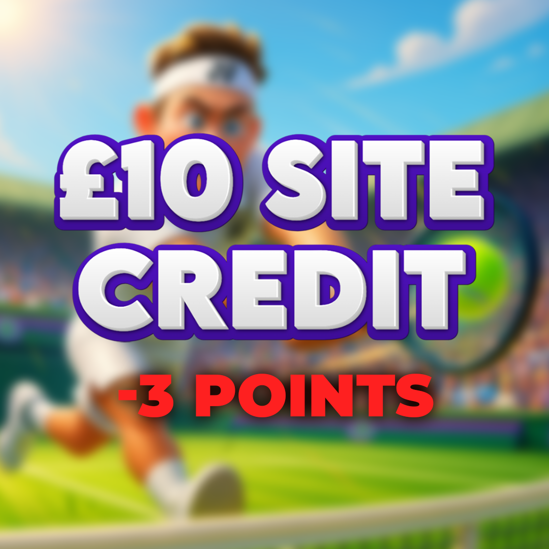 Unforced Error | £10.00 Site Credit | -3 Points