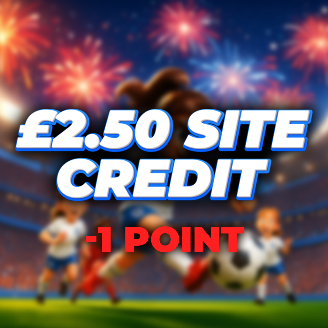 Goal Kick | £2.50 Site Credit | -1 Point