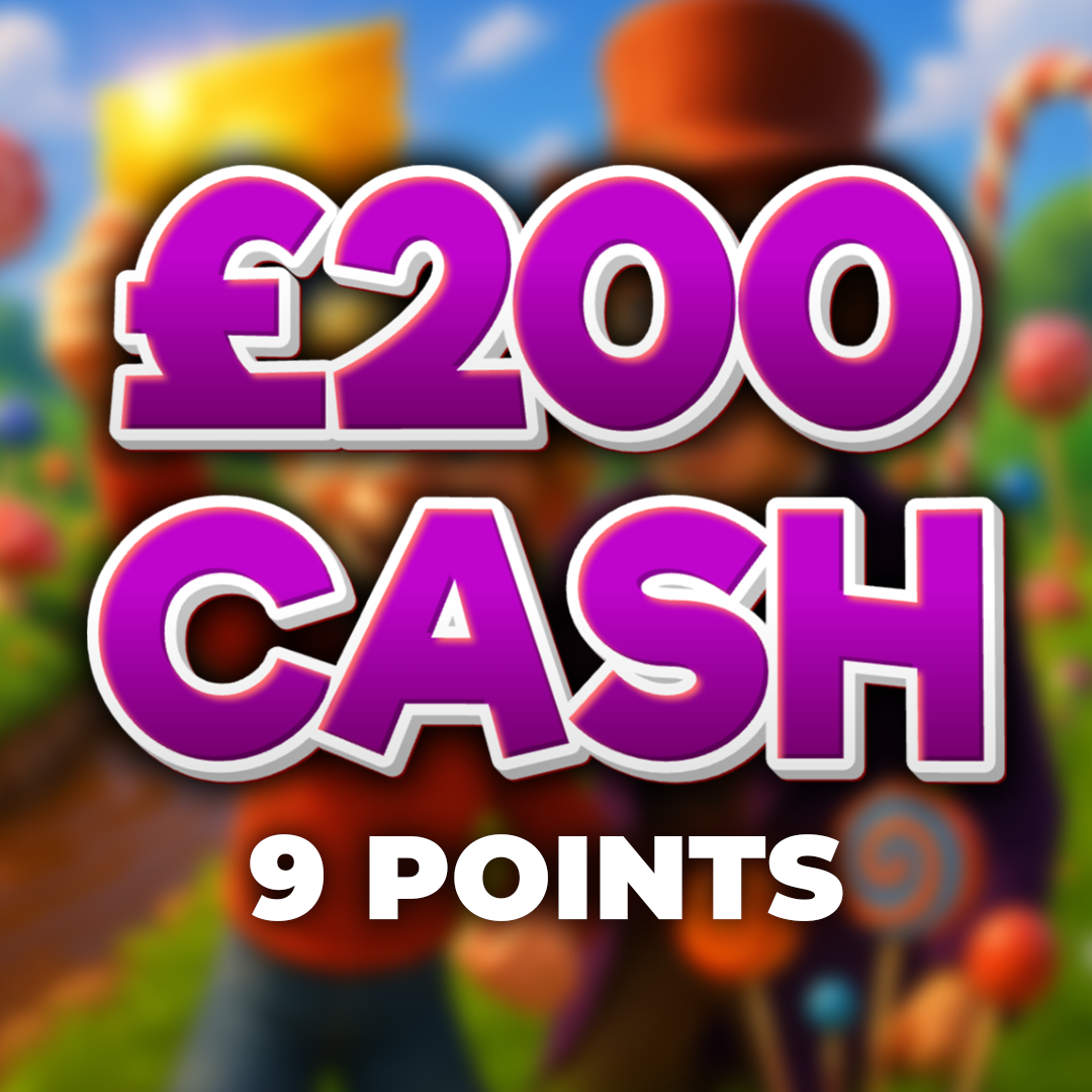 Charlie Bucket | £200 Cash | 9 Points