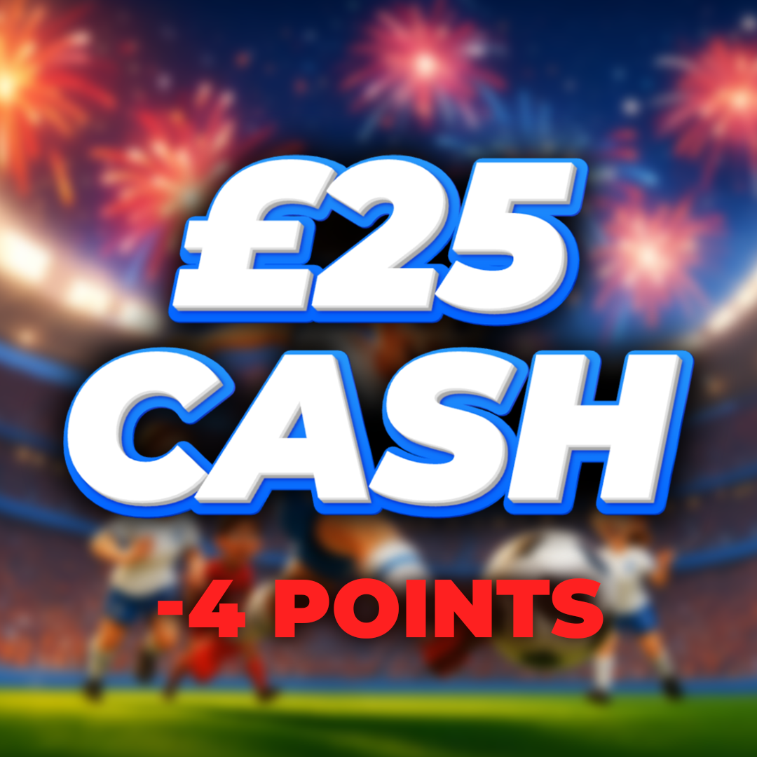 Poland | £25 Cash | -4 Points