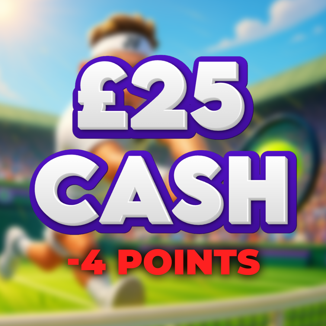 Challenge Overturned | £25.00 Cash | -4 Points