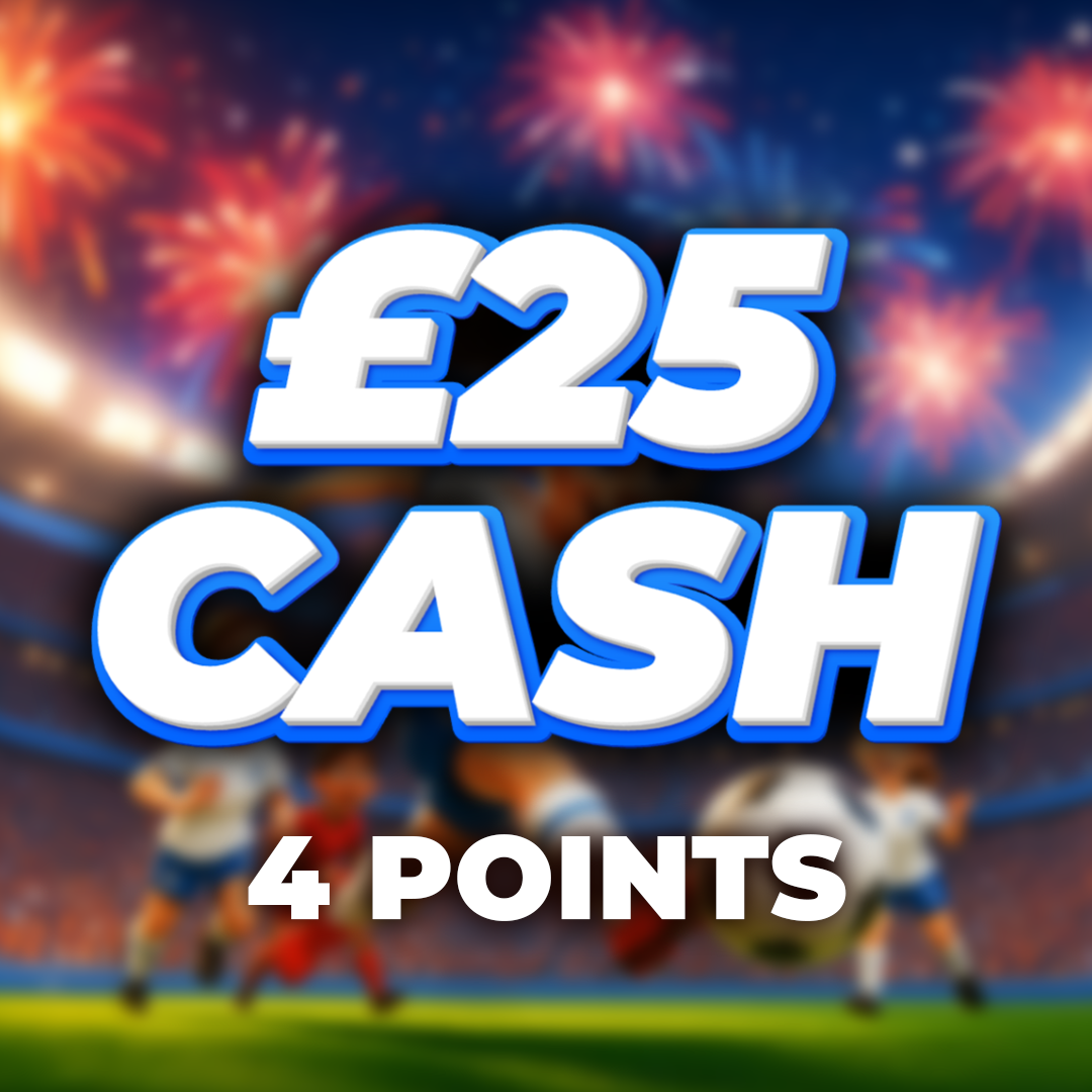 Belgium | £25 Cash | 4 Points