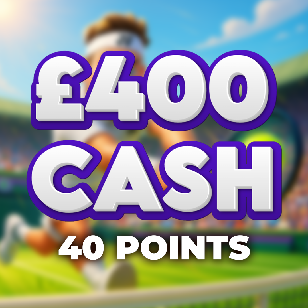 Set Win | £400.00 Cash | 40 Points