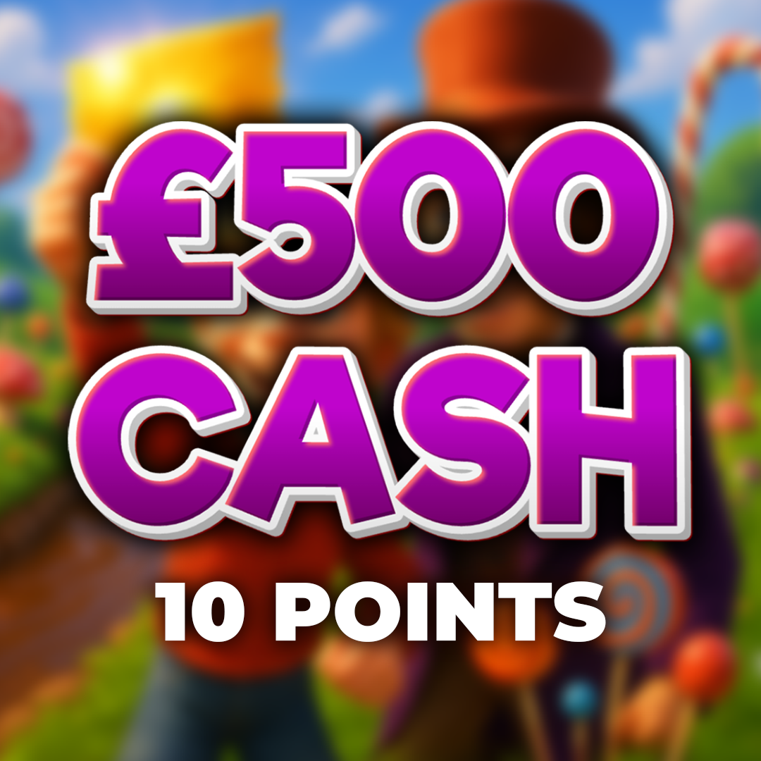 Golden Ticket | £500 Cash | 10 Points