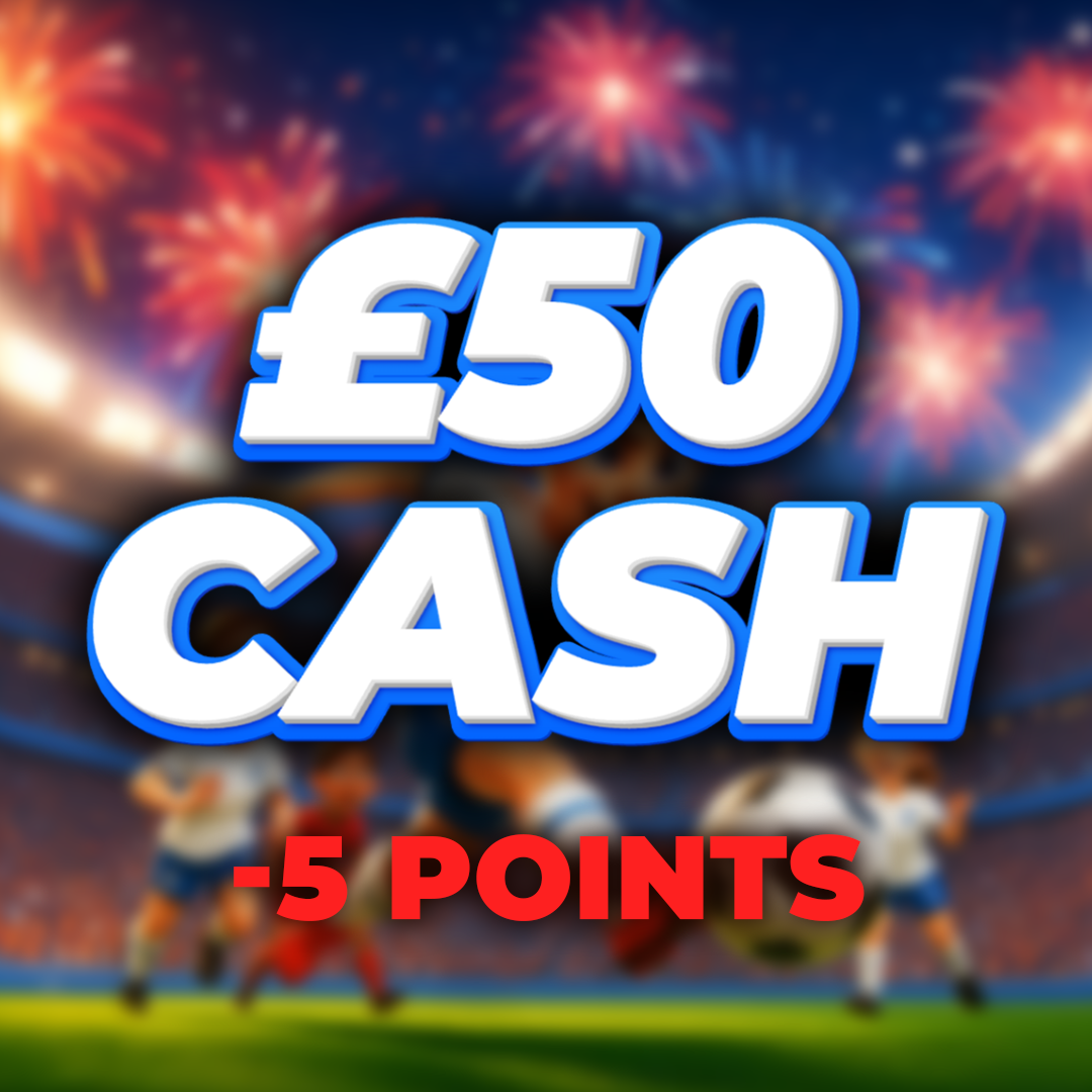 Portugal | £50 Cash | -5 Points