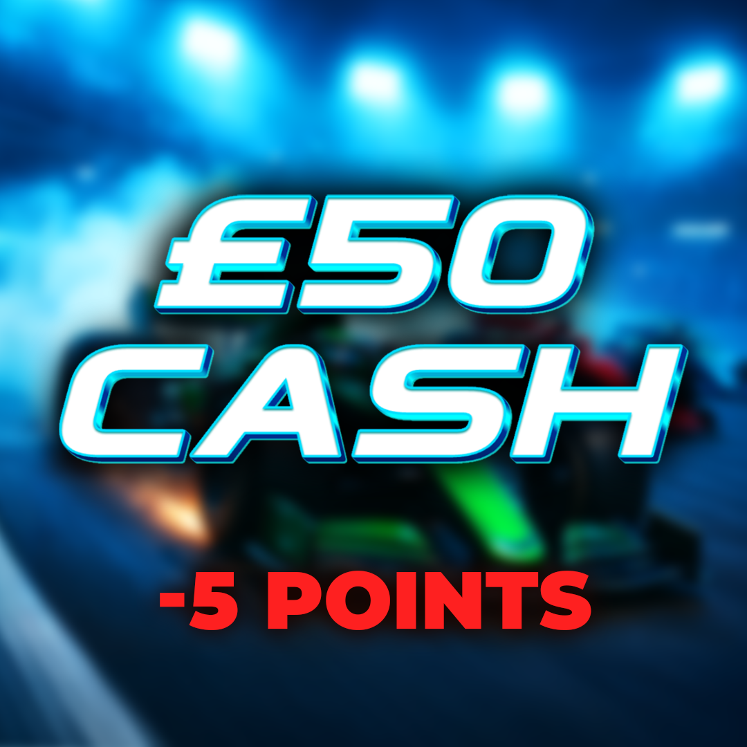 Grid Penalty | £50 Cash | -5 Points