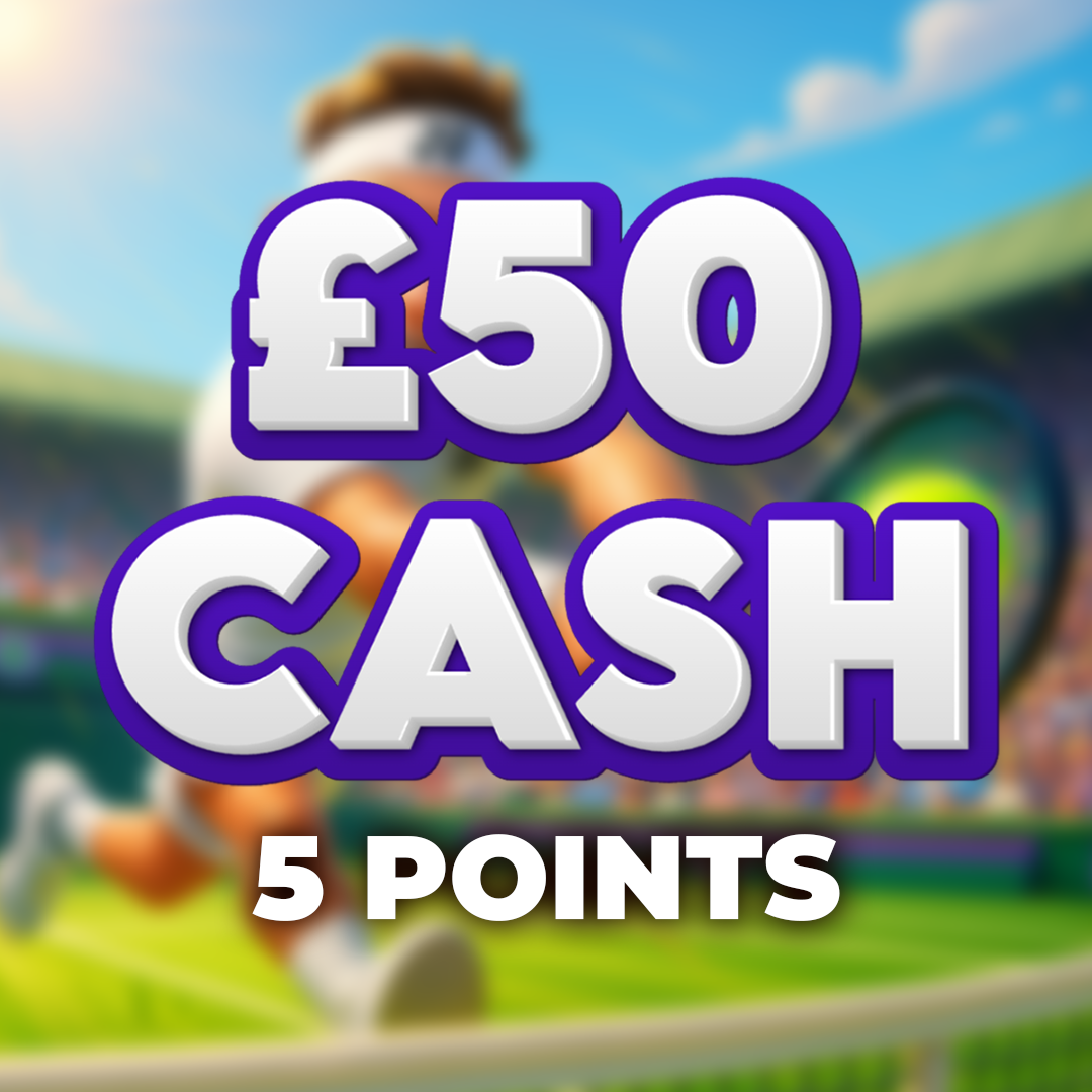 Ace | £50.00 Cash | 5 Points
