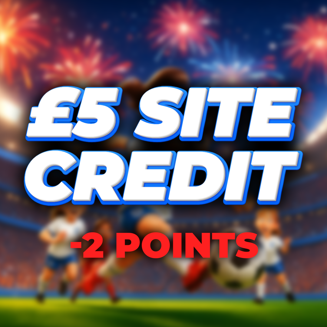 Throw In | £5 Site Credit | -2 Points