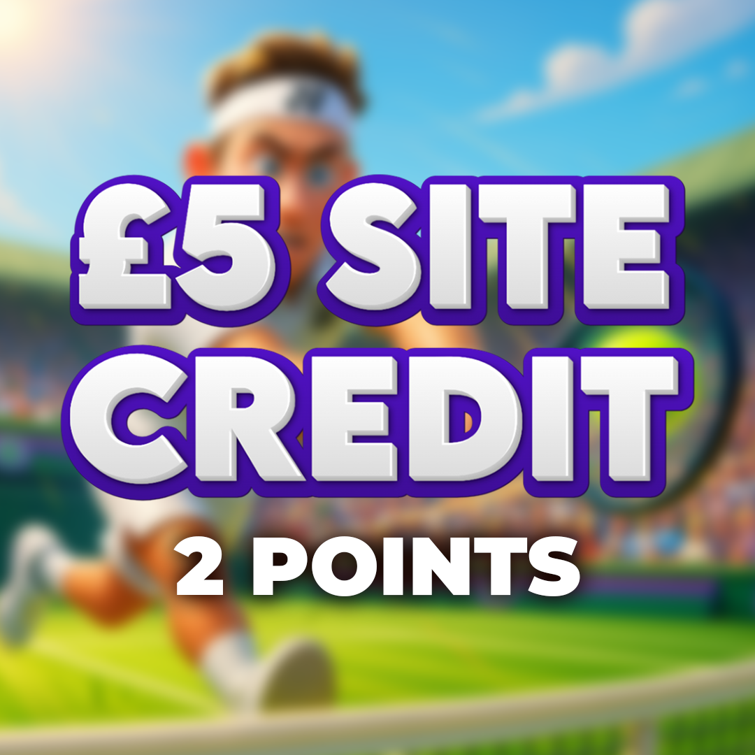 Forehand Smash | £5.00 Site Credit | 2 Points