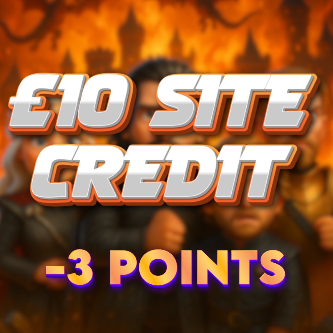 Vale of Arryn | £10.00 Site Credit | -3 Points