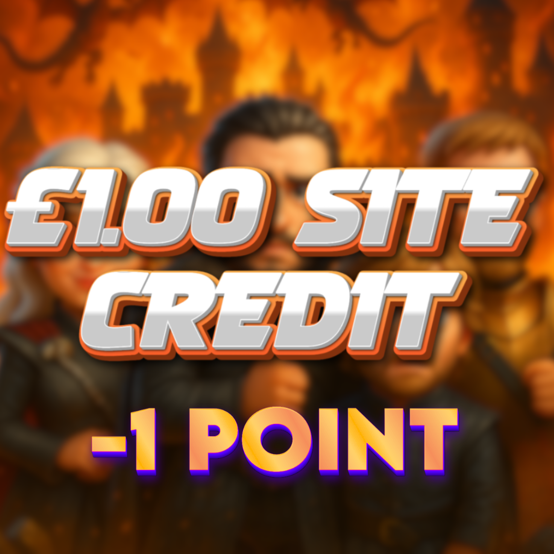 A Lannister Always Pays Their Debts | £1.00 Site Credit | -1 Point
