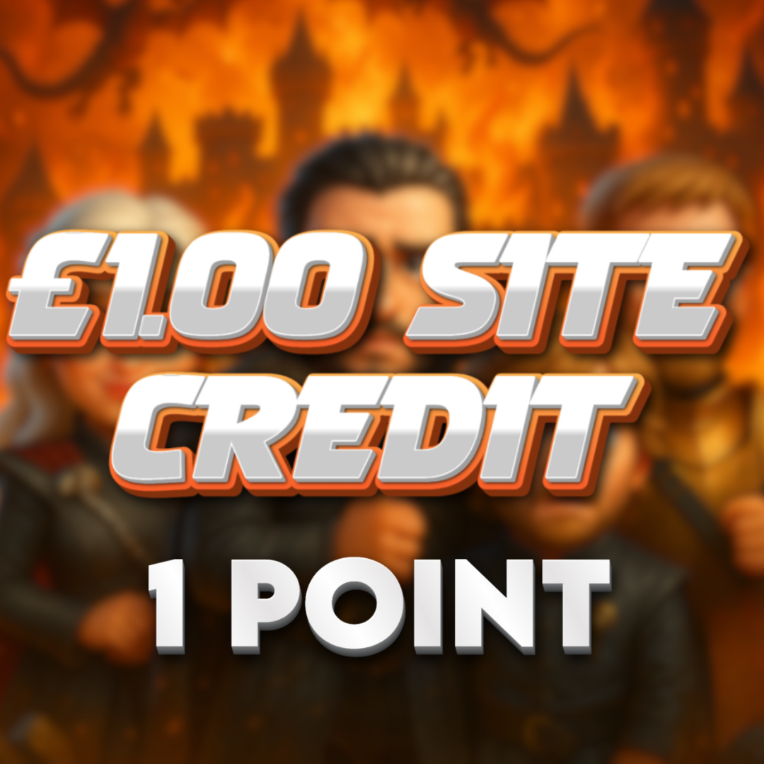 Winter Is Coming | £1.00 Site Credit | 1 Point
