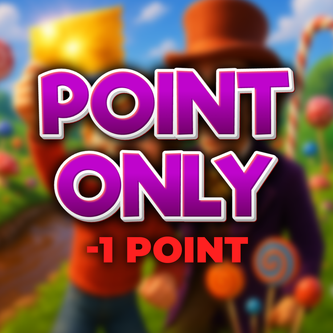 Wonkabucks | Point Only | -1 Point